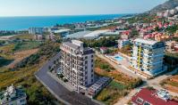 AL-1036-2, Alanya İshaklı'da Panoramik Deniz Manzaralı terrace 90 m² Daire