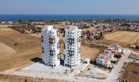 NO-124-4, Kuzey Kıbrıs Yeni İskele'de Deniz Manzaralı Balkonlu 87 m² Daire