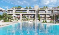 NO-440, Kuzey Kıbrıs Esentepe'de Plajına Yürüme Mesafesinde Yüzme Havuzlu 75 m² Daireler