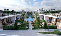 NO-355-3, Kuzey Kıbrıs Lapta'da Plajına Yürüme Mesafesinde Yüzme Havuzlu 53 m² Villa