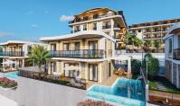 AL-1184-2, Alanya Kargıcak'ta Panoramik Deniz Manzaralı Geniş 4+1 Villa