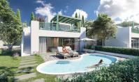 NO-535, Kuzey Kıbrıs Lapta'da Sahile Yakın Konumda Yüzme Havuzlu 71 m² Satılık Villa