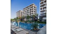 AN-1845-2, Antalya Aksu'da Balkonlu Yüzme Havuzlu 80 m² Daire