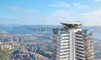 IS-3681, Istanbul Sarıyer'de Deniz Manzaralı Yüzme Havuzlu 101 m² Daireler