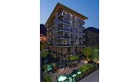 AL-1287-2, Alanya Merkez'de Balkonlu Yüzme Havuzlu 73 m² Daireler