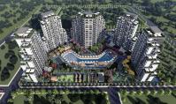 ME-117-2, Mersin Mezitli Akdeniz'de Balkonlu Yüzme Havuzlu 85 m² Daire