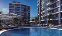 AN-1252-5, Antalya Aksu'da Balkonlu Yüzme Havuzlu 2+1 Daireler