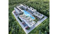 NO-354-7, Kuzey Kıbrıs Lapta'da Plajına Yürüme Mesafesinde Yüzme Havuzlu 52 m² Daire