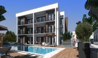 NO-719-1, Kuzey Kıbrıs Girne'de Dağ Manzaralı Yüzme Havuzlu 84 m² Daire