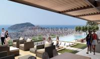 AL-606-8, Alanya Merkez'de Muhteşem Deniz Manzaralı Balkonlu 96 m² Daireler