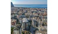 AL-1440-1, Alanya Merkez'de Balkonlu Zengin Sosyal Olanaklara Sahip 73 m² Daireler