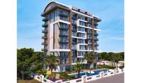 AL-841-10, Alanya Payallar'da Panoramik Deniz Manzaralı Balkonlu 3+0 Daire
