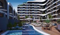 AN-1063-5, Antalya Aksu'da Balkonlu Yüzme Havuzlu 75 m² Daire
