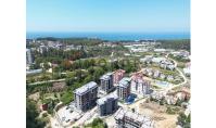 AL-1457, Alanya Avsallar'da Dağ Manzaralı Zengin Sosyal Olanaklara Sahip 50 m² Daire