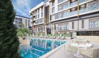 AN-1260-4, Antalya Konyaaltı'nda Balkonlu Yüzme Havuzlu 60 m² Daireler