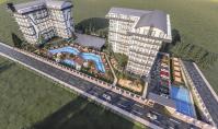 AL-1494-1, Alanya Payallar'da Balkonlu Zengin Sosyal Olanaklara Sahip 60 m² Daireler