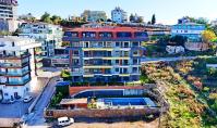 AL-1536, Alanya Kestel'de Ferah Yaşam Alanı Sunan Yüzme Havuzlu 3+0 Daireler