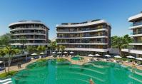AL-1047-6, Alanya Oba'da Dağ Manzaralı Zengin Sosyal Olanaklara Sahip 109 m² Daire
