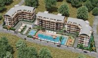 AL-1259-5, Alanya Oba'da Dağ Manzaralı Zengin Sosyal Olanaklara Sahip 102 m² Daire