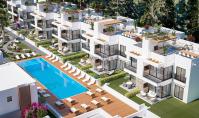 NO-794, Kuzey Kıbrıs Yeni Erenköy'de Dağ Manzaralı Yüzme Havuzlu 83 m² Daire