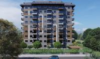 AL-1022-6, Alanya Payallar'da Panoramik Deniz Manzaralı terrace 55 m² Daireler