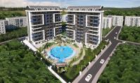 AL-1278-5, Alanya Merkezinde Deniz Manzaralı, Balkonlu ve Spa Alanlı Dubleks Daire