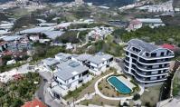 AL-1707, Alanya Kargıcak'ta Panoramik Deniz Manzaralı Geniş 5+0 Villalar