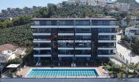 AL-1093-2, Alanya Kargıçak'ta 4 Odalı, Dağ Panoraması, Akdeniz Manzarası ve Spa Alanı Bulunan Bahçeli Dubleks