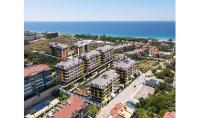 AL-1728, Alanya Kestel'de deniz kenarında, spa alanı ve balkonu bulunan gayrimenkul