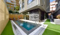 AL-1807, Alanya’da Kleopatra Plajı yakınında, havuz, sauna ve yerden ısıtma sistemine sahip 2+1 akıllı ev dairesi (85 m²)
