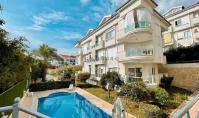 AL-1804, Alanya'da denize 400 m uzaklıkta, deniz manzaralı, havuzlu ve saunalı, mobilyalı 2+1 daire (120 m²)