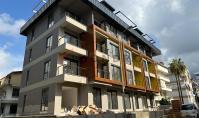 AL-1810, Alanya Merkez’de, denize 370 m uzaklıkta, 2023 yılında teslim edilecek, havuz, SPA ve jakuzili yeni 2+1 daire (72 m²)