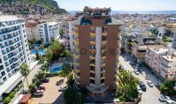 AL-1865, 4. katta, havuzlu ve çardaklı site içinde yer alan, 200 m²'lik mobilyalı 4+1 daire; Kleopatra Plajı'na 770 m uzaklıkta, Türk vatandaşlığı için uygun – Alanya Kleopatra