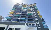 AL-1888, Eşyasız 1+1 Daire (50 m²), 2023 Yapımı, 2. Katta, Balkonlu, Deniz ve Şehir Manzaralı, Su Kaydıraklı Havuz ve Spor Salonu – Avsallar