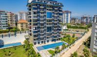 AL-1920, Deniz Manzaralı Balkon, 9. Kat – Mobilyalı 90 m² 2+1, Kapalı Yüzme Havuzu ve Hamam, Plaja 500 m, Avsallar