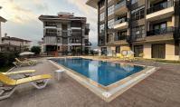 AL-1966, 3. katta, güneye bakan, 50 m²'lik, iki klimaya sahip 1+1 daire – Mobilyalı, havuz ve sauna kompleksli, Oba