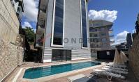 AL-2012, Geniş Teraslı ve Dağ Manzaralı Dubleks – Mobilyalı 100 m²’lik 2+1 Daire, Havuz, Sauna ve Spor Salonu ile, Oba