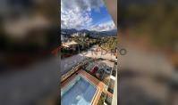 AL-2015, 4. Kattan Doğa ve Havuz Manzarası – 45 m²'lik 1+1 daire, kapalı ve açık havuzlu, Oba
