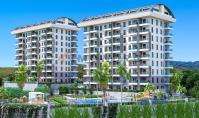AL-2097, 4. Kattan Orman Manzaralı – 60 m²'lik 1+1 daire, kapalı havuz, hamam ve saunaya sahip bir kulede, Payallar