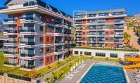 AL-2203, Kapalı Yüzme Havuzu, Sauna ve Spor Salonu – Deniz Manzaralı Balkonları ve Üç Banyosu Olan 135 m²’lik Mobilyalı 3+1 Dubleks Daire, Kargıçak