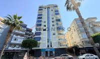 AL-2268, Denize birkaç adım uzaklıkta, 100 m: İki balkonlu ve havuzlu, 120 m²'lik mobilyalı 2+1 daire, Mahmutlar