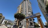 AL-2288, Deniz ve Alanya Kalesi Manzaralı, Plaja 150 m uzaklıkta: 8. katta, 80 m²'lik mobilyasız 2+1 daire, Mahmutlar
