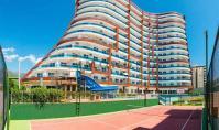 AL-2343, Dubleks İçinde Özel Sauna: Yerden Isıtmalı ve Deniz Manzaralı, Mobilyalı 200 m²'lik 3+1 Daire, Mahmutlar