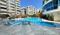 AL-2334, Denize sadece 200 m uzaklıkta: Aqua Park, kapalı yüzme havuzu ve saunaya sahip, 98 m²'lik mobilyalı 2+1 daire, Mahmutlar