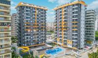 AL-2335, Denize 250 m uzaklıkta: 2023 yılında inşa edilmiş, 72 m²'lik, havuz kaydırağı ve saunalı 2+1 daire, Mahmutlar (12.100 € fiyat indirimi)