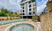 AL-2359, Geniş Teraslı Dağ Manzaralı Dubleks: Mobilyasız 130 m² 4+1, Havuz, Sauna ve Oyun Odaları, Oba